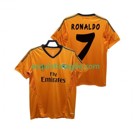 Divisa di Calcio Real Madrid CRISTIANO RONALDO 7 2013 2014 Retro Terza